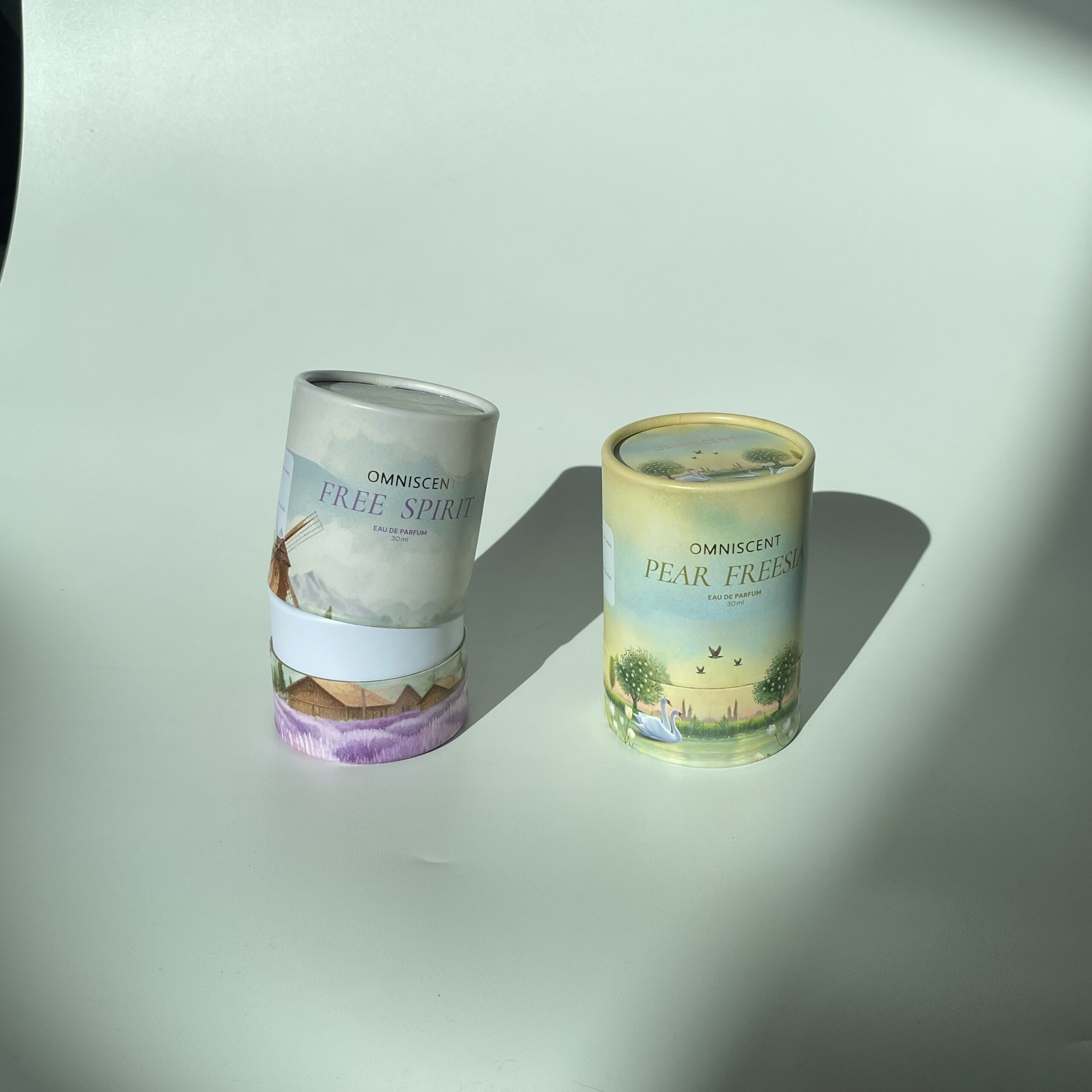 Custom fragrance tube packaging manufactured by Sicetak